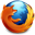 Mozilla Firefox logo.
